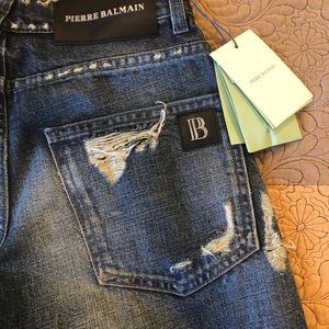 Pierre Balmain destroyed denim men’s 29